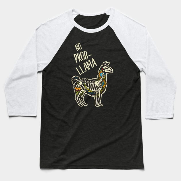 No prob-llama! Baseball T-Shirt by PenguinHouse